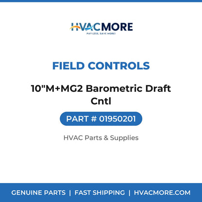 Field Controls 10"M+MG2 Barometric Draft Cntl 01950201