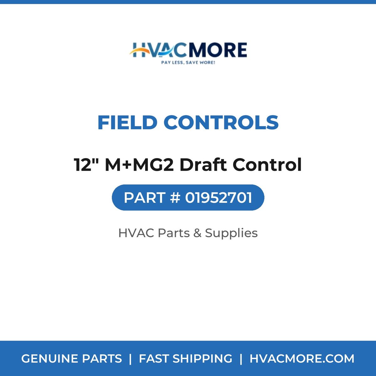 Field Controls 12" M+MG2 Draft Control 01952701