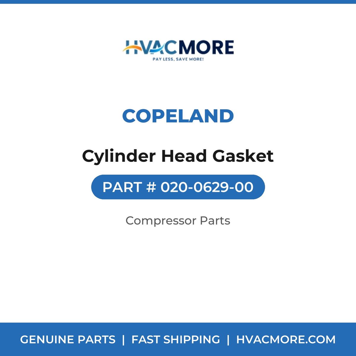 Copeland Cylinder Head Gasket 020-0629-00