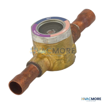 Emerson Flow Controls 1/2" Sweat AMI-1TT4 Moisture Indicator with Extended Ends 022302