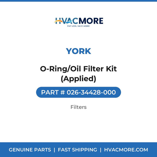 York O-Ring/Oil Filter Kit (Applied) 026-34428-000