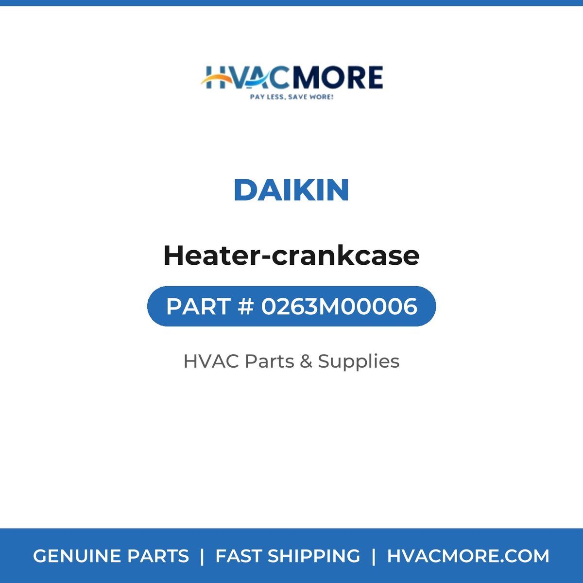 Daikin Heater-crankcase 0263M00006
