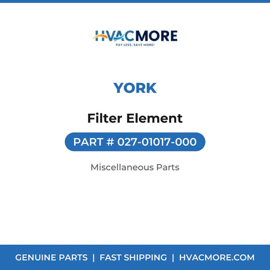 York Filter Element 027-01017-000