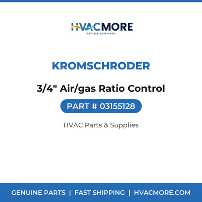 Kromschroder 3/4" Air/gas Ratio Control 03155128