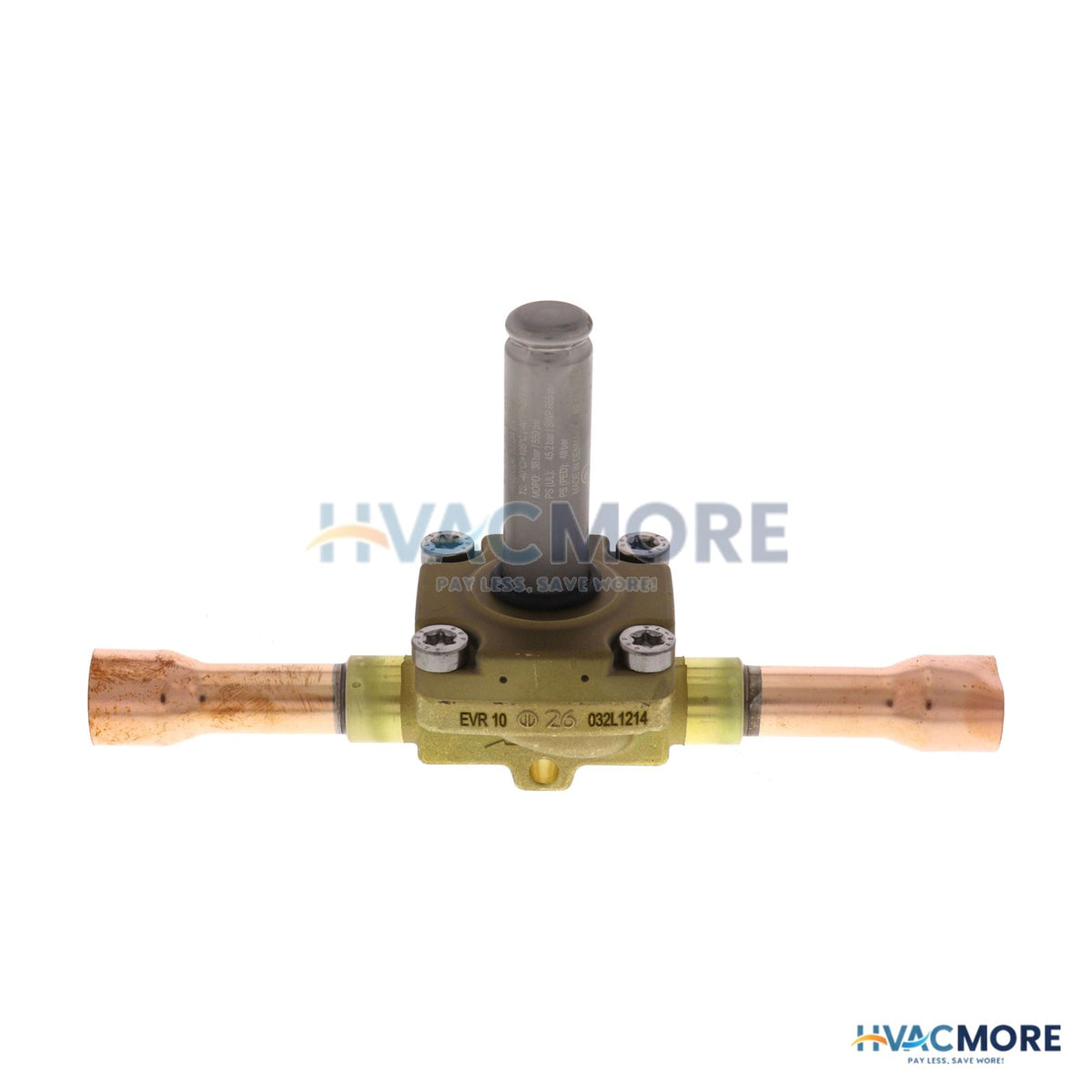 Danfoss 5/8" ODF EVR10 Solenoid Valve without Manual Operation 032L1214