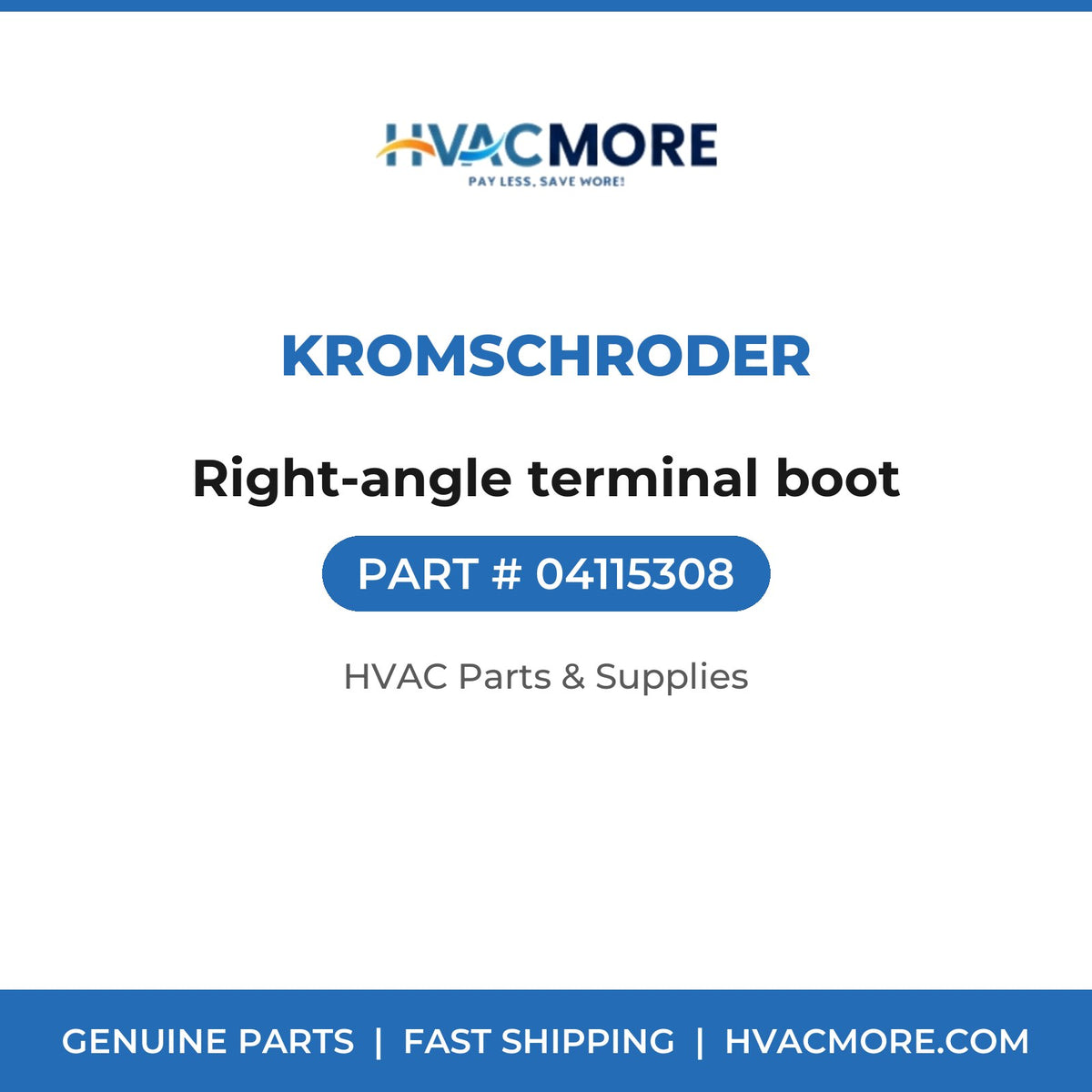 Kromschroder Right-angle terminal boot 04115308