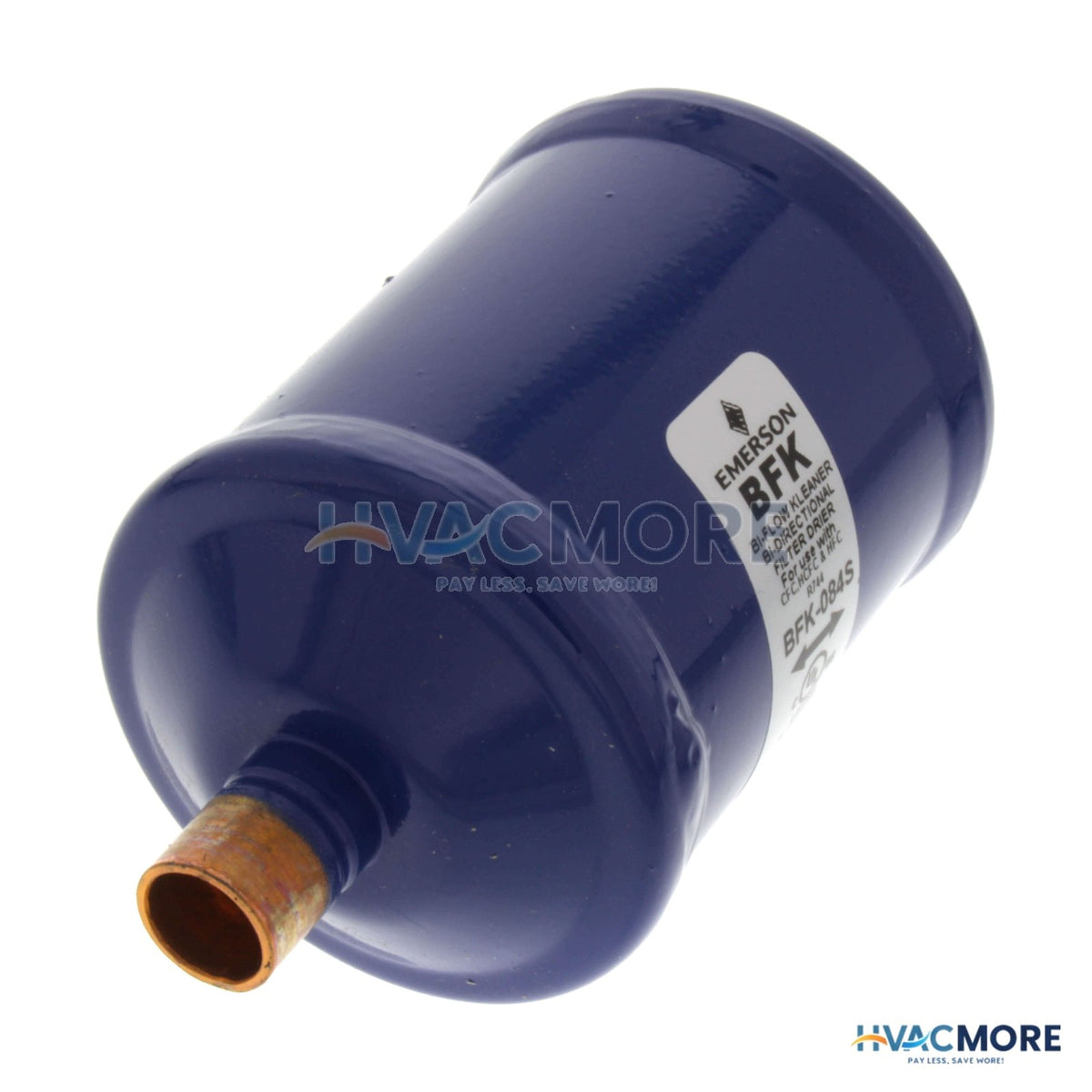 Emerson Flow Controls 1/2" ODF BFK-Series Liquid line Bi-Directional Filter Drier (8 Cubic Inches) 043327