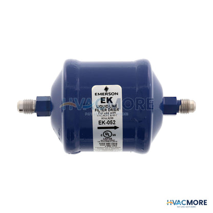 Emerson Flow Controls 1/4" SAE EK-Series Liquid line Filter Drier EK-052 (5 Cubic Inches) 047601