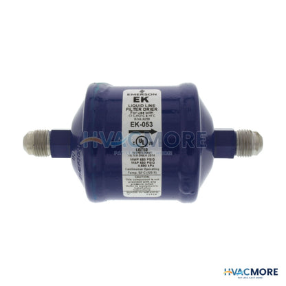 Emerson Flow Controls 3/8" SAE EK-Series Liquid line Filter Drier (5 Cubic Inches) 047603
