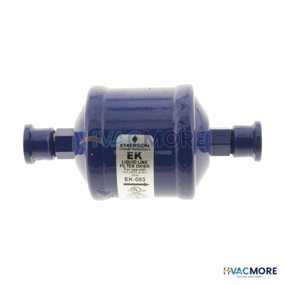 Emerson Flow Controls 3/8" SAE EK-Series Liquid line Filter Drier (5 Cubic Inches) 047603