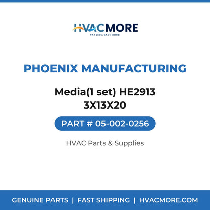 Phoenix Manufacturing Media(1 set) HE2913 3X13X20 05-002-0256