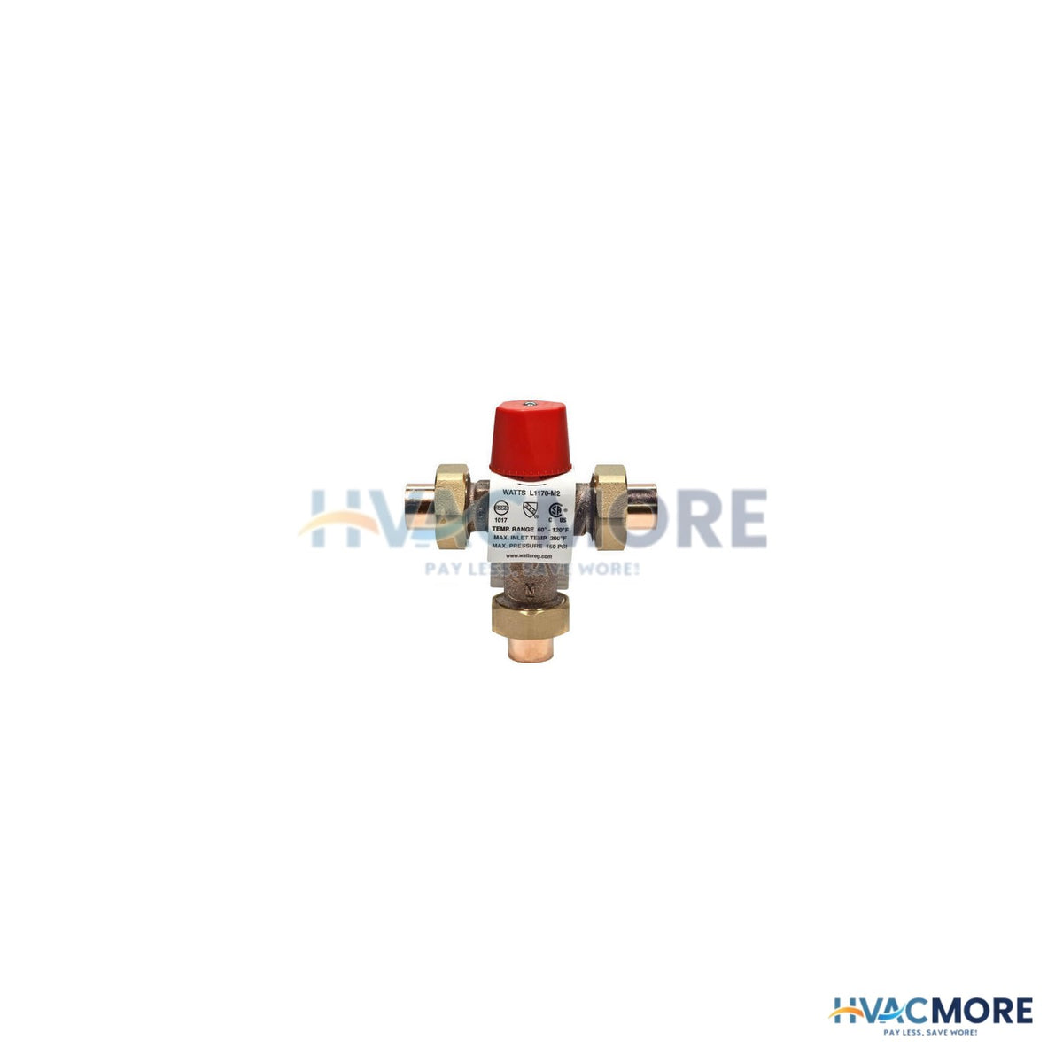 Watts 3/4" LFL1170M2-US Lead Free Sweat Lo-Temp Mixing Valve 0559109