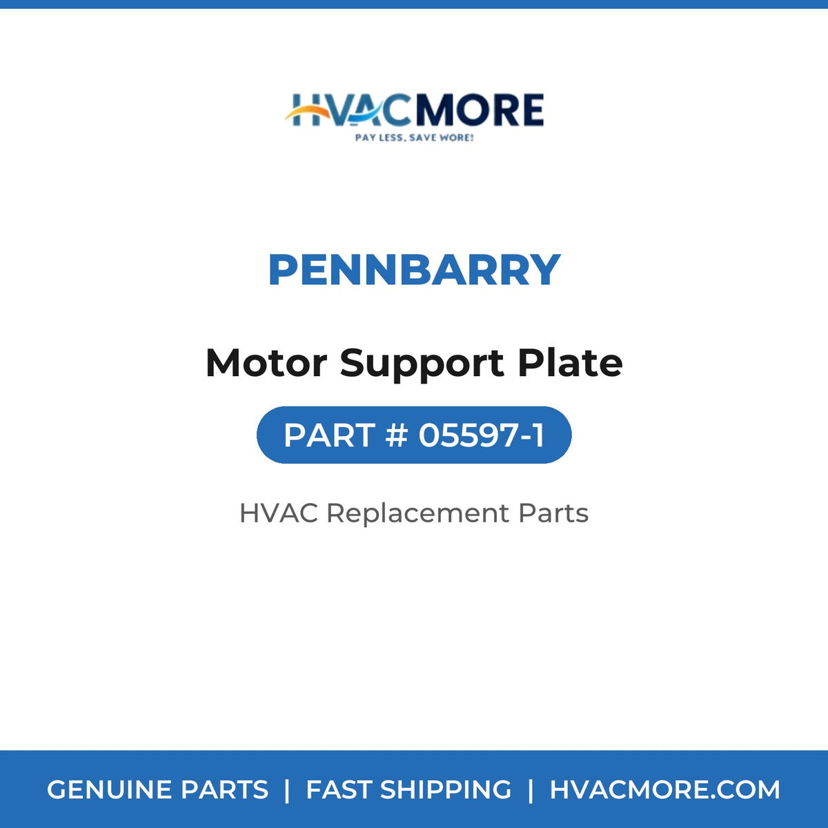 PennBarry Motor Support Plate 05597-1