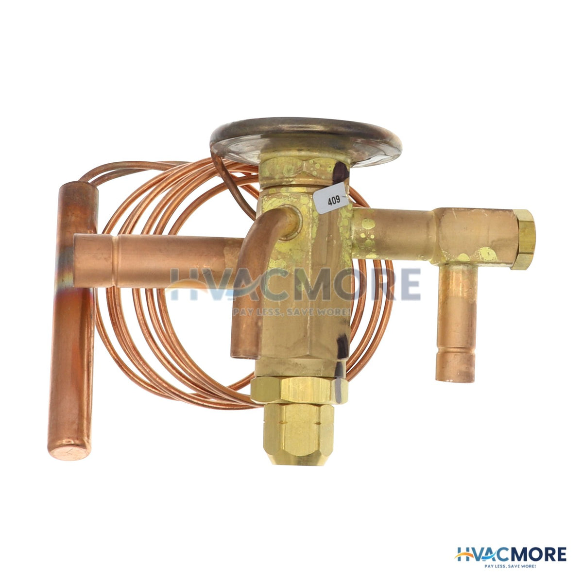 Emerson Flow Controls 3/8" x 1/2" ODF Angle HFESC-Series Externally Equalized Valve (1.5 Ton) 057439