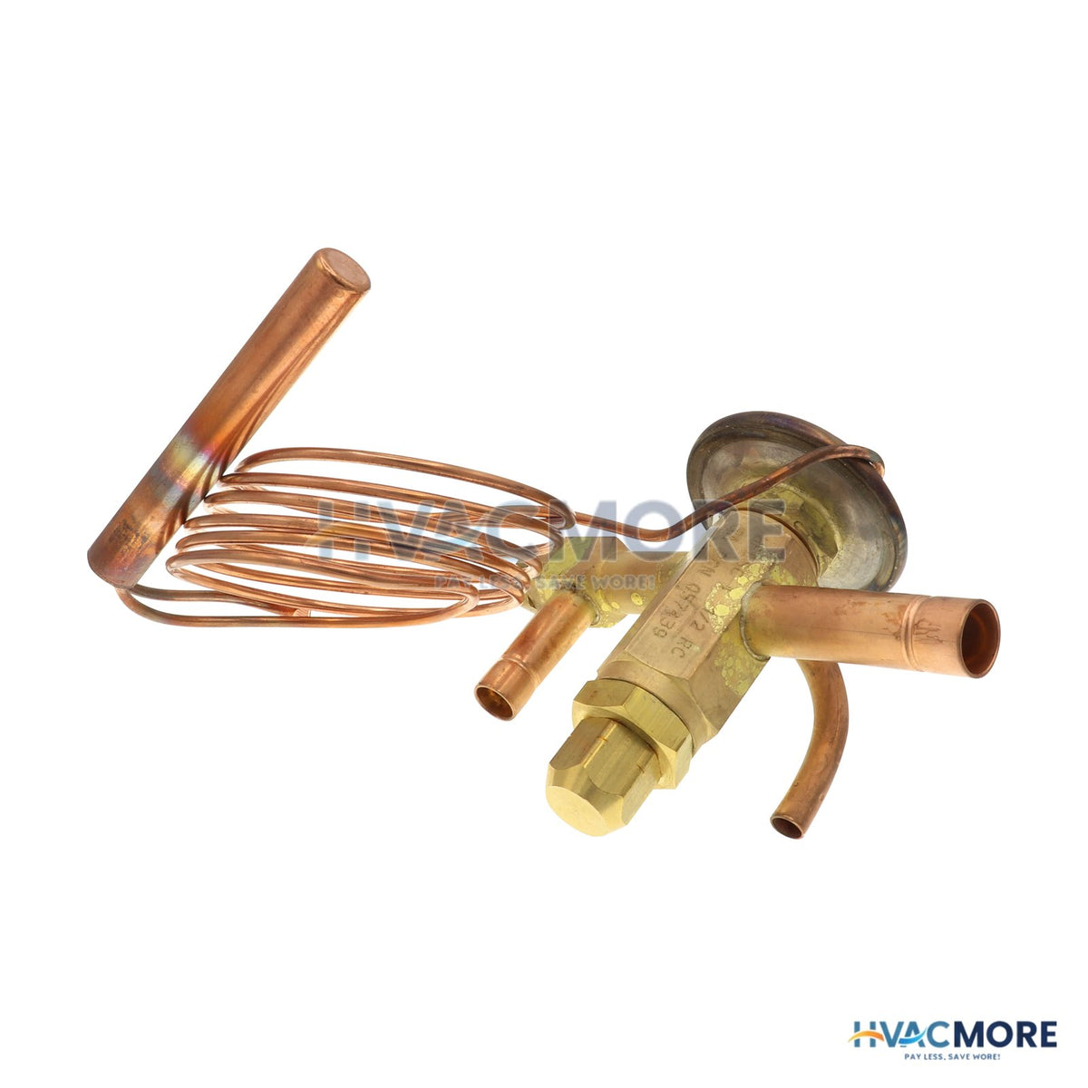 Emerson Flow Controls 3/8" x 1/2" ODF Angle HFESC-Series Externally Equalized Valve (1.5 Ton) 057439