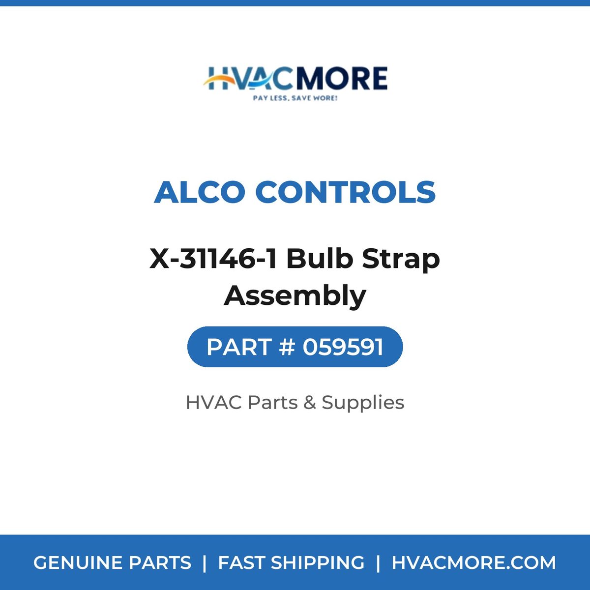 Alco Controls X-31146-1 Bulb Strap Assembly 059591