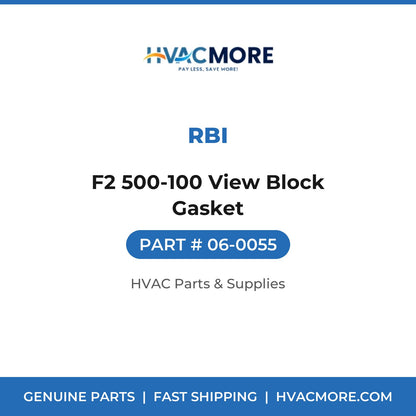 RBI F2 500-100 View Block Gasket 06-0055