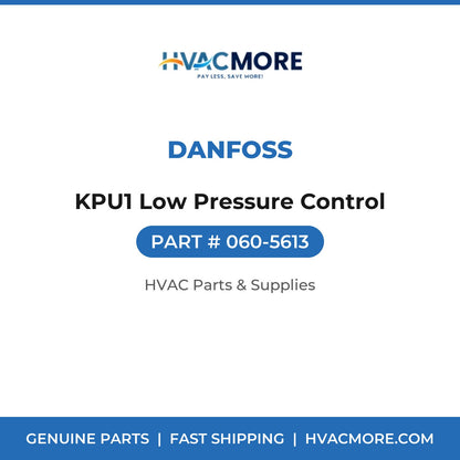 Danfoss KPU1 Low Pressure Control 060-5613