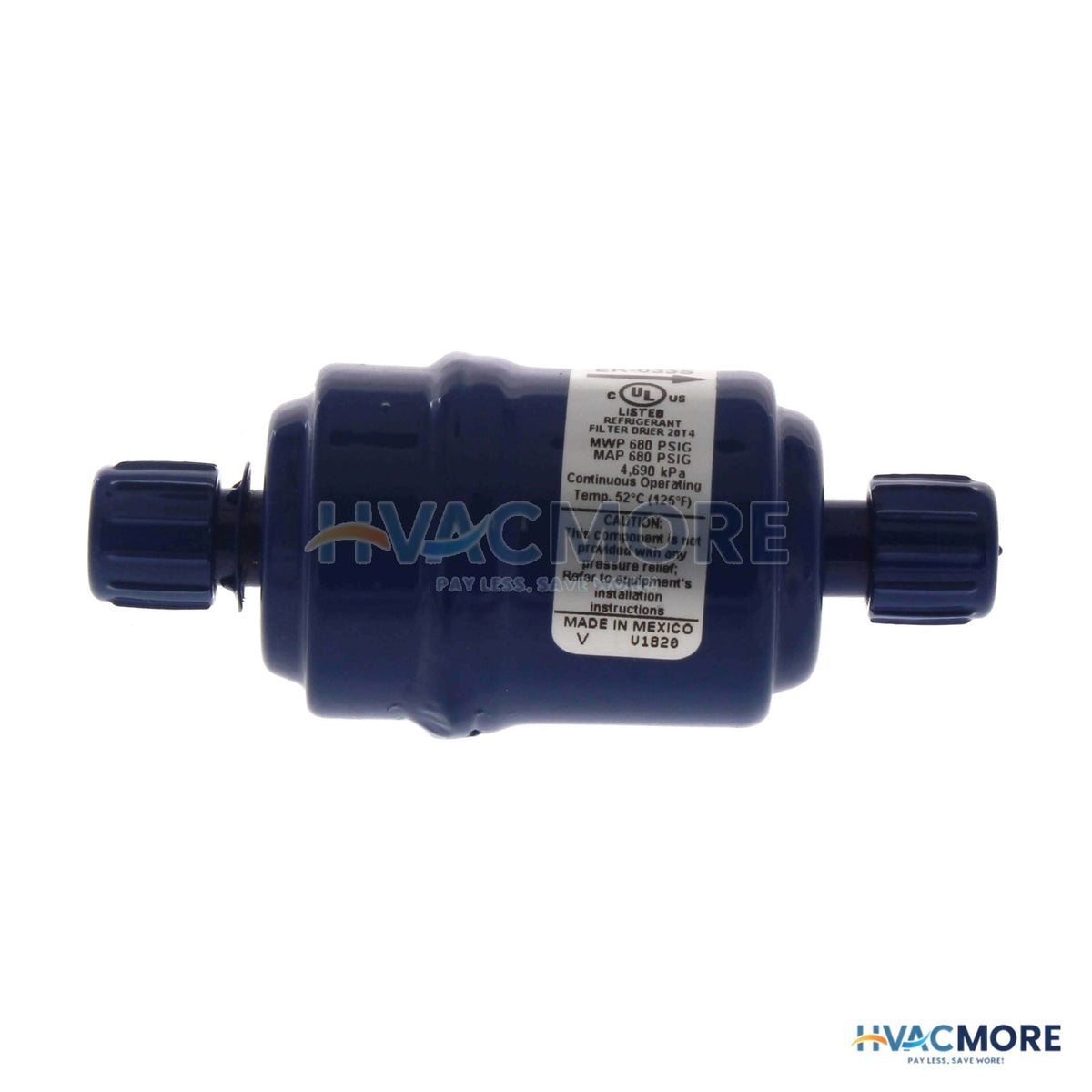 Emerson Flow Controls 3/8" ODF EK033S-SERIES Liquid Line Filter Drier (3 Cubic Inches) 060014