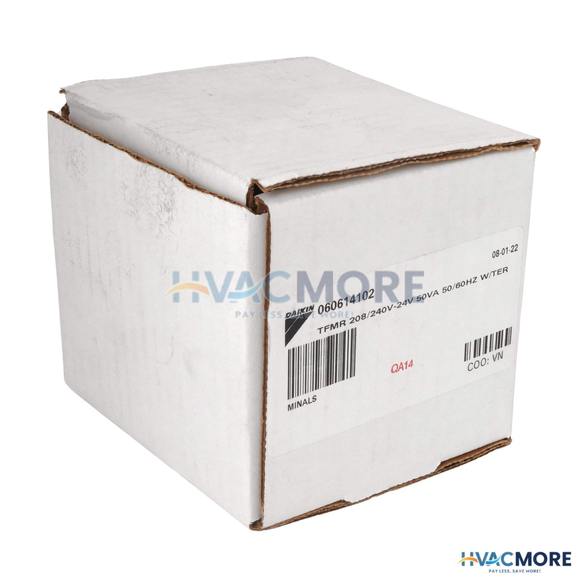 Daikin 208-240V - Primary, 24V - Seconday 50VA Transformer 060614102