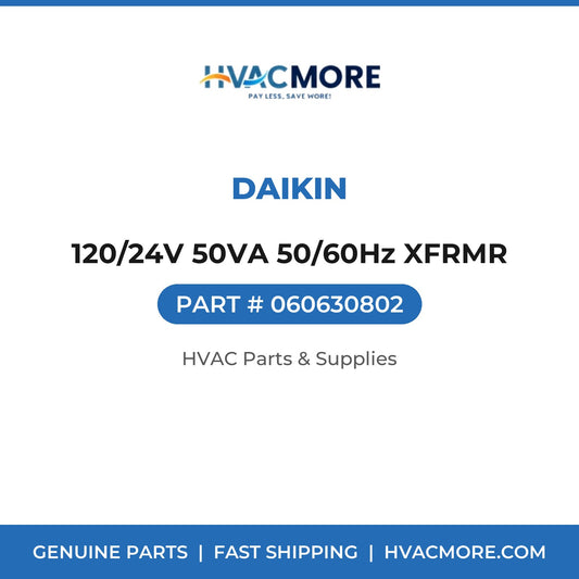 Daikin 120/24V 50VA 50/60Hz XFRMR 060630802