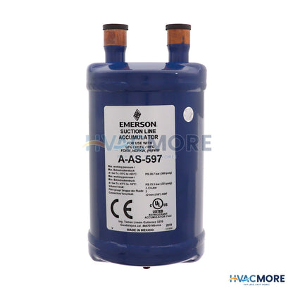 Emerson Flow Controls 7/8" SERIES-A-AS-5-97 Suction Accumulator 060818