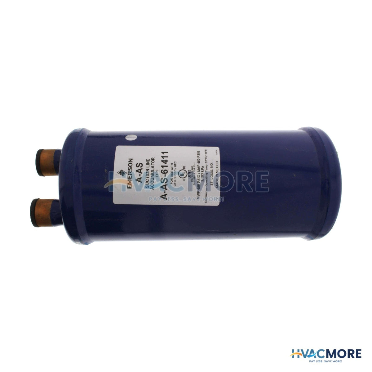 Emerson Flow Controls 1-3/8" SERIES-A-AS61411 Suction Accumulator 060827
