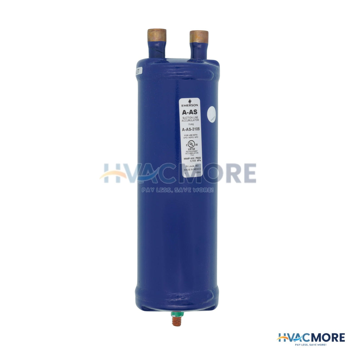 Emerson Flow Controls 5/8" Series A-AS 3105 Suction Accumulator 060963