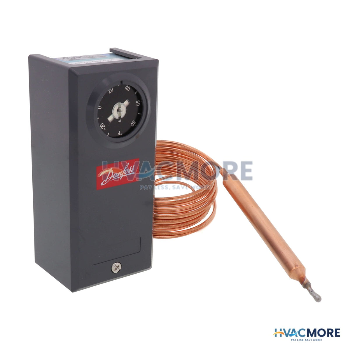 Danfoss KPU 19 Danfoss Temp. Switch, Remote Bulb, 120" Cap Tube 060L2150