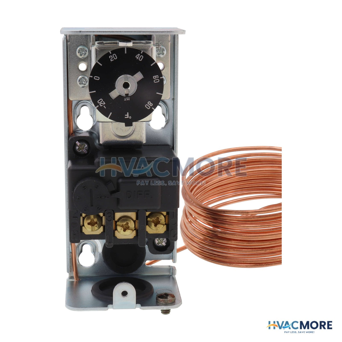 Danfoss KPU 19 Danfoss Temp. Switch, Remote Bulb, 120" Cap Tube 060L2150