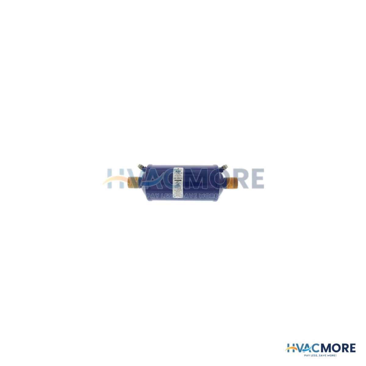 Emerson Flow Controls 2-1/8" ODF ASF64S17V-SERIES Suction Line Filter Drier (64 Cubic Inches) 063113