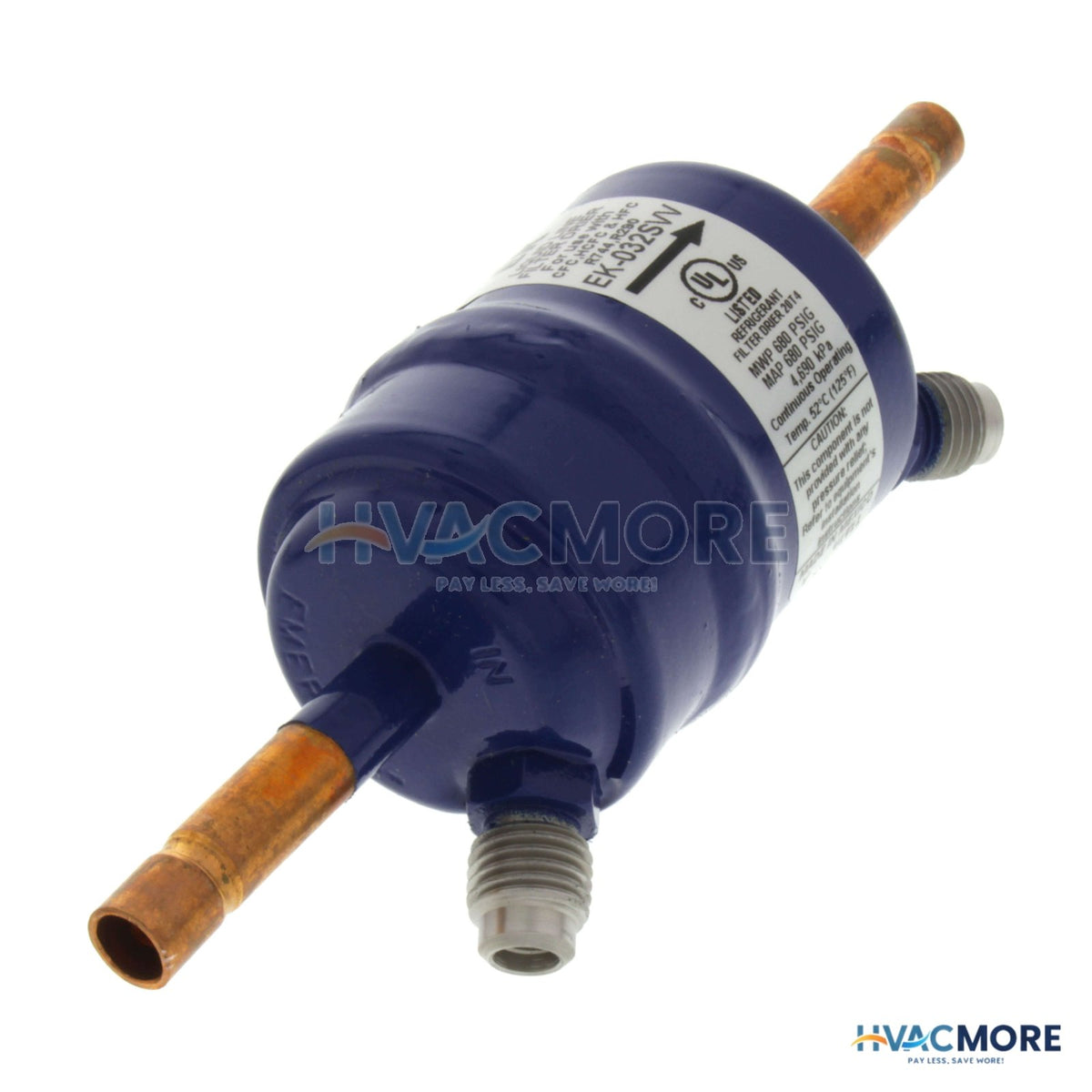 Emerson Flow Controls 1/4" ODF EK032VV-SERIES Contractor's Choice Filter Drier (3 Cubic Inches) 063908