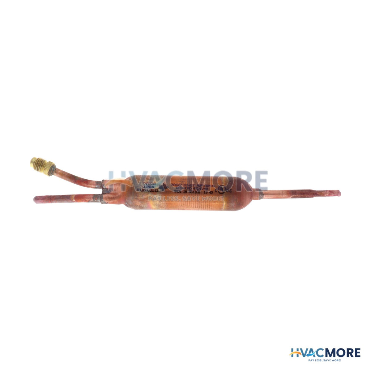 Emerson Flow Controls 5/16" x Capillary CU-620 Access Valve for Spun Copper Liquid Line Service Drier (3 Cubic Inches) 064027