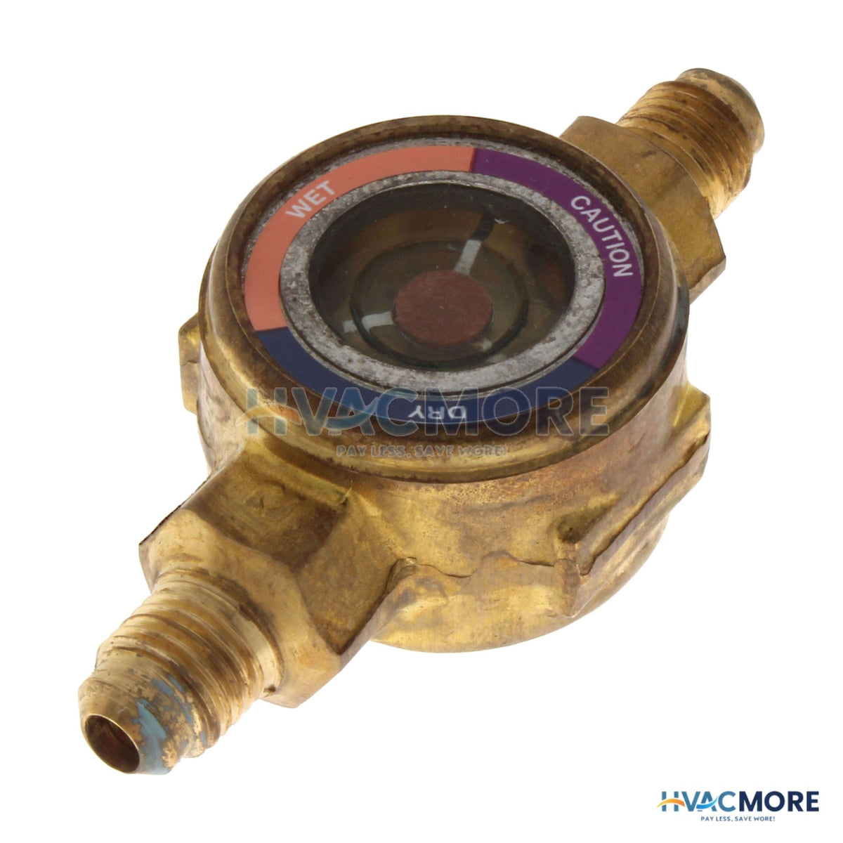 Emerson Flow Controls 1/4" Male Flare Hermetic Sight Glass Moisture Indicator 065391