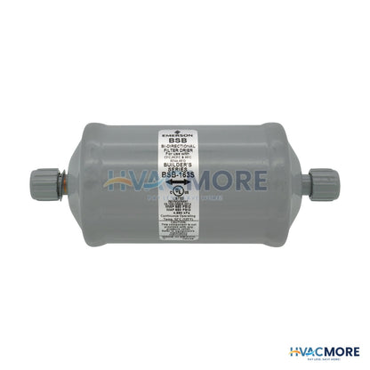 Emerson Flow Controls BSB-163S 3/8" ODF Sweat Bi-Flow Builder's Series Filter Drier (16 cubic inches) 066131