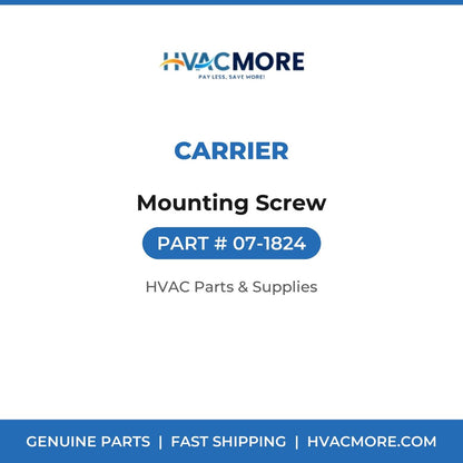 Carrier Mounting Screw 07-1824
