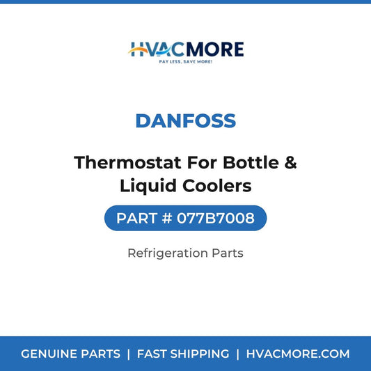 Danfoss Thermostat For Bottle & Liquid Coolers 077B7008