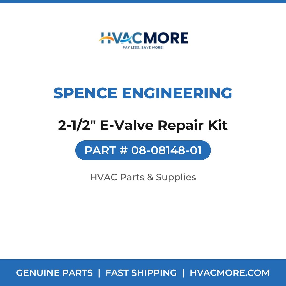 Spence Engineering 2-1/2" E-Valve Repair Kit 08-08148-01