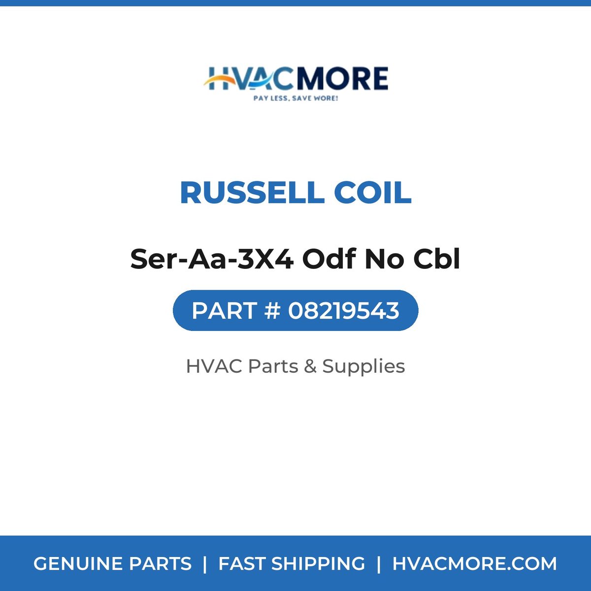 Russell Coil Ser-Aa-3X4 Odf No Cbl 08219543