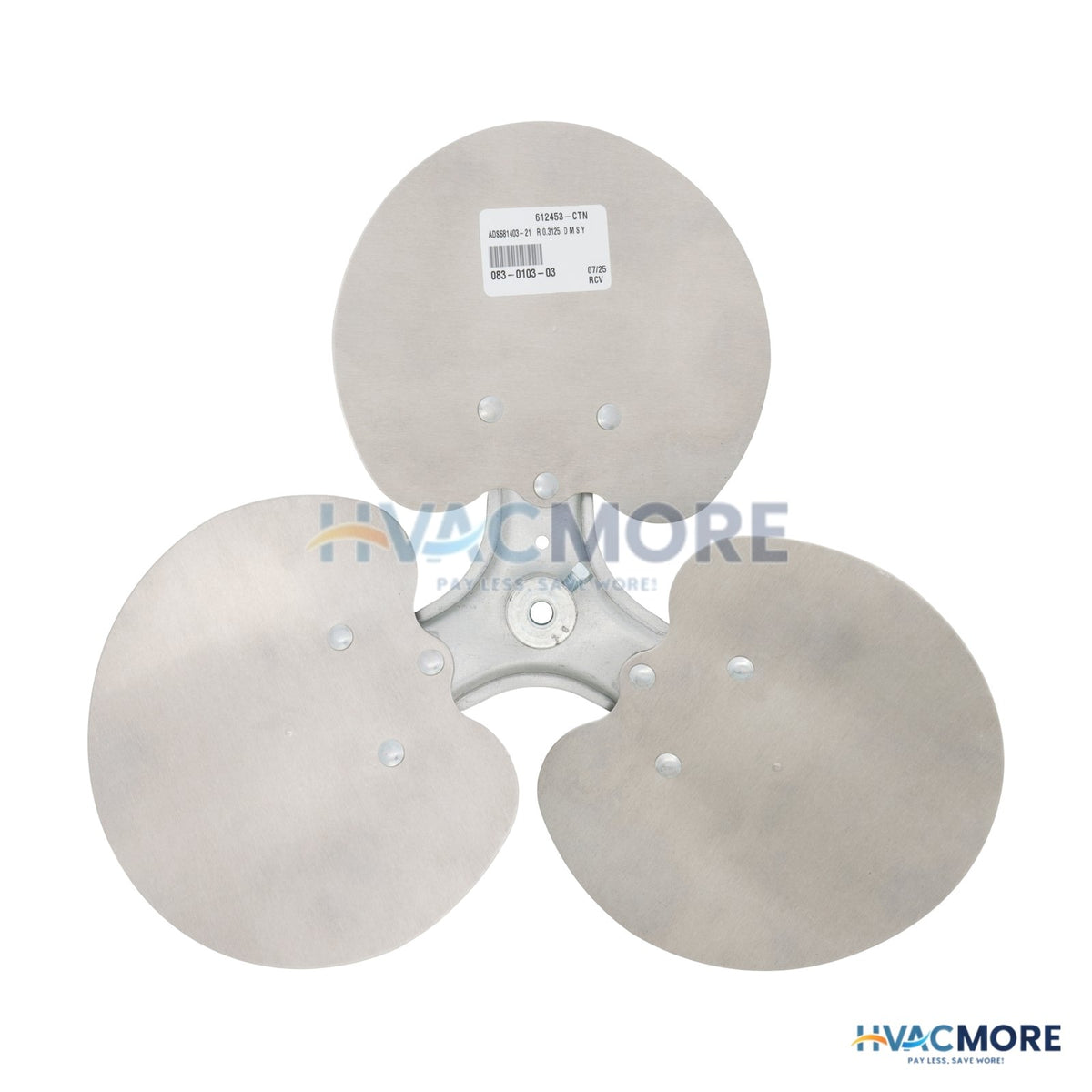 Copeland 13" 25 Degree 3/8" CW 3 Blade Fan 083-0103-03