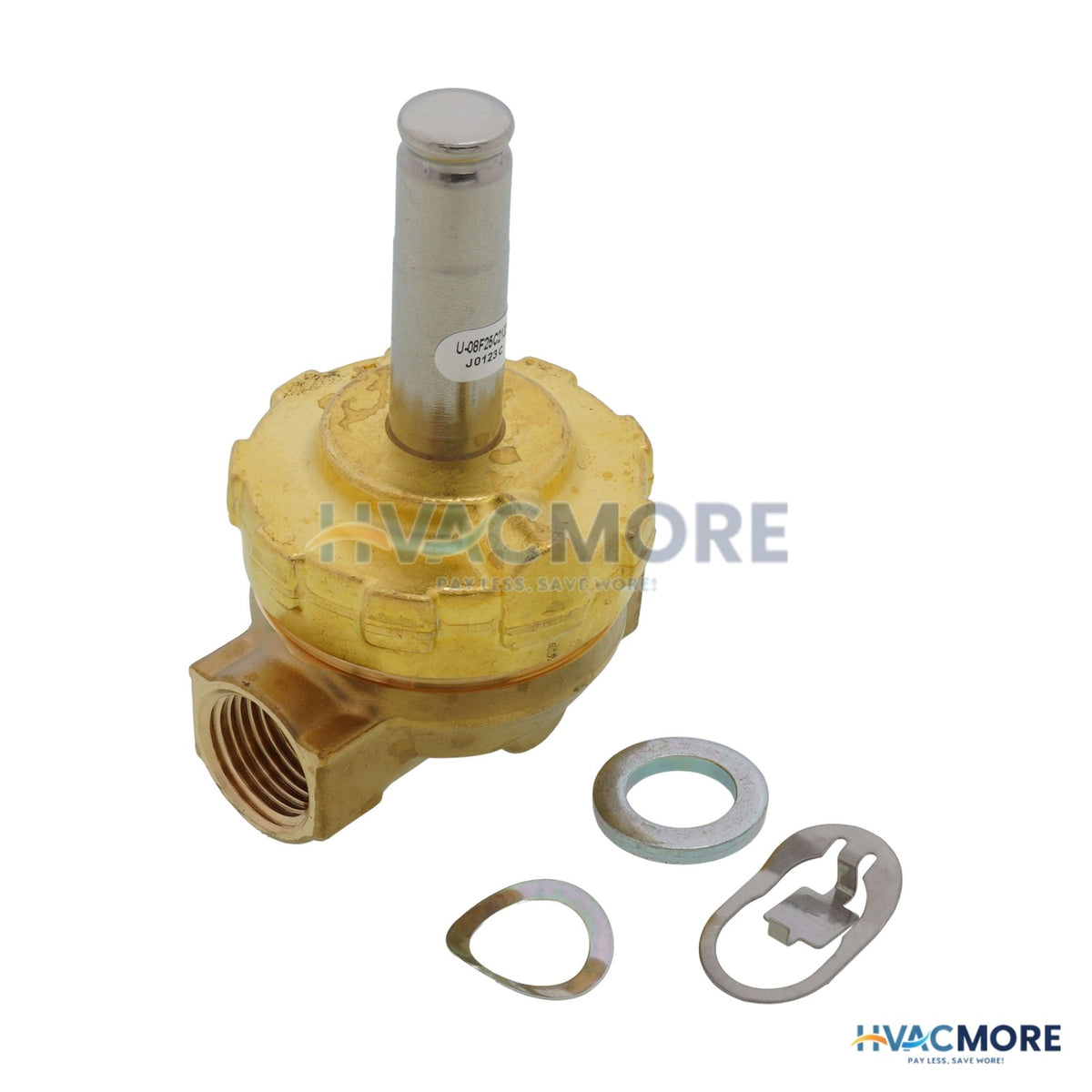 Parker Hannifin 1/2" Gold Ring Series 2-WAY Normally Closed Pilot Operated Solenoid Valve (3.60 Cv) 08F25C2132ACF
