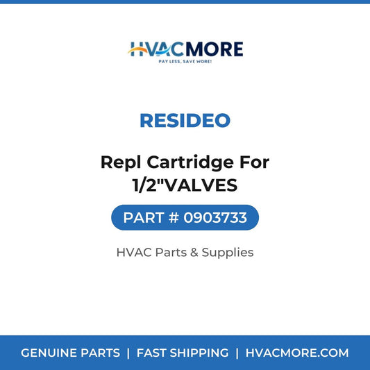 Resideo Repl Cartridge For 1/2"VALVES 0903733