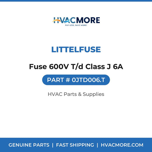 Littelfuse Fuse 600V T/d Class J 6A 0JTD006.T