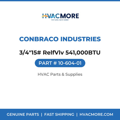 Conbraco Industries 3/4"15# RelfVlv 541,000BTU 10-604-01