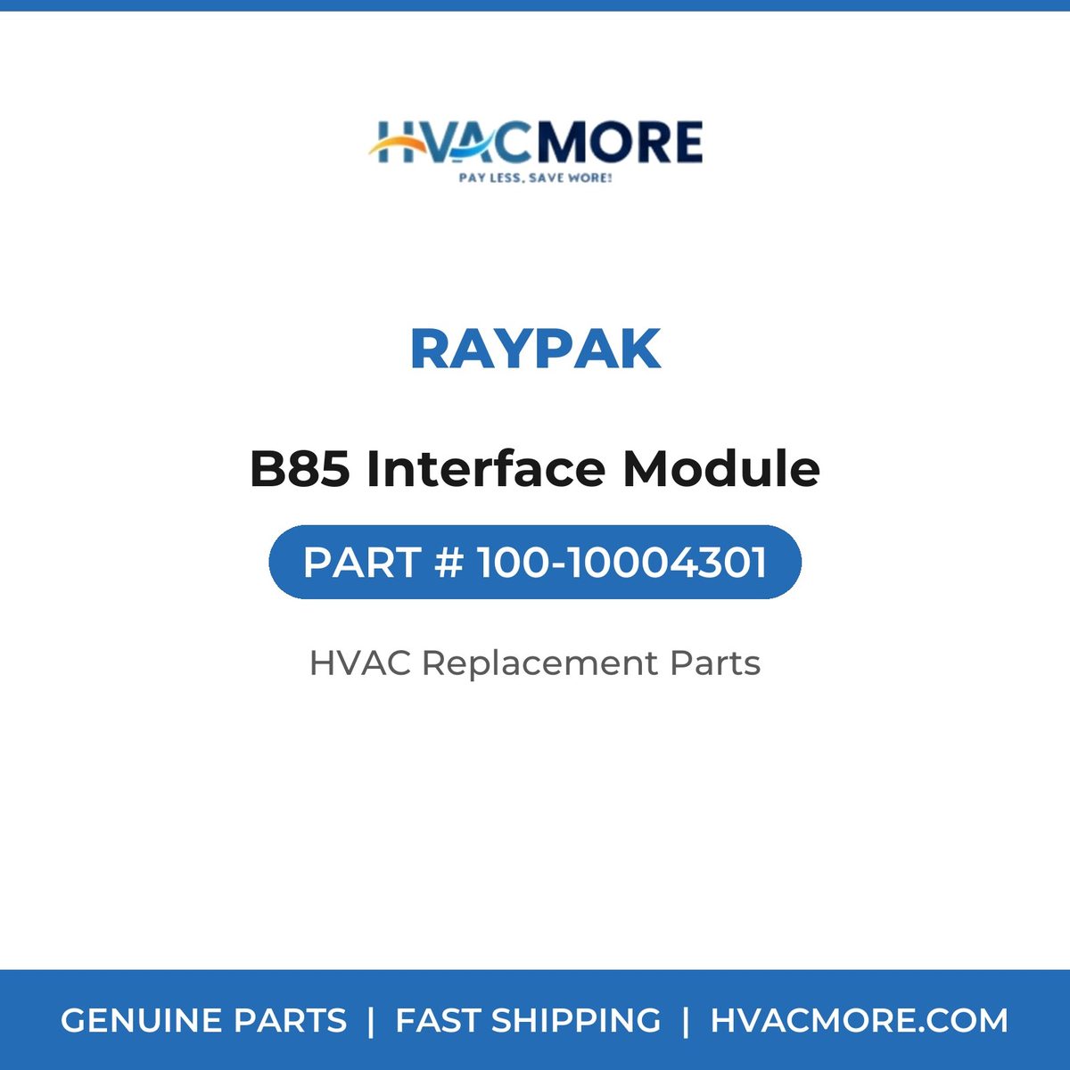 Raypak B85 Interface Module 100-10004301