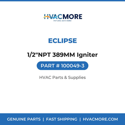 Eclipse 1/2"NPT 389MM Igniter 100049-3