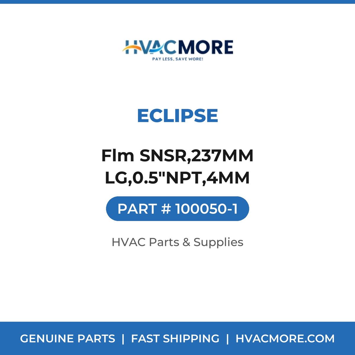 Eclipse Flm SNSR,237MM LG,0.5"NPT,4MM 100050-1