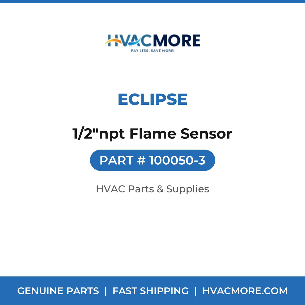 Eclipse 1/2"npt Flame Sensor 100050-3