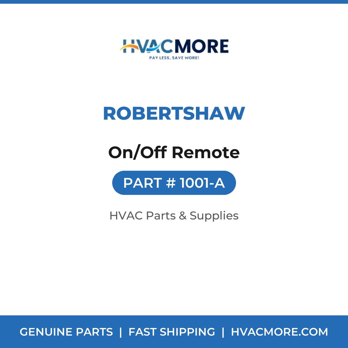 Robertshaw On/Off Remote 1001-A