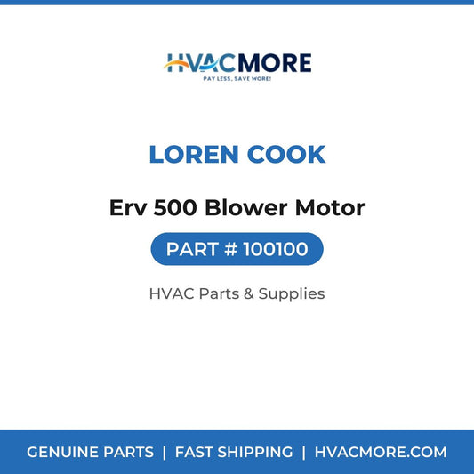 Loren Cook Erv 500 Blower Motor 100100